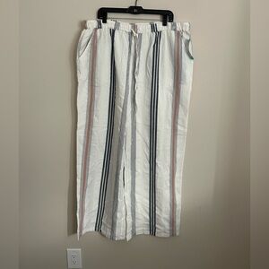 Dizzy Lizzy Stitch Fix Wide Leg Striped Pants Size XXL